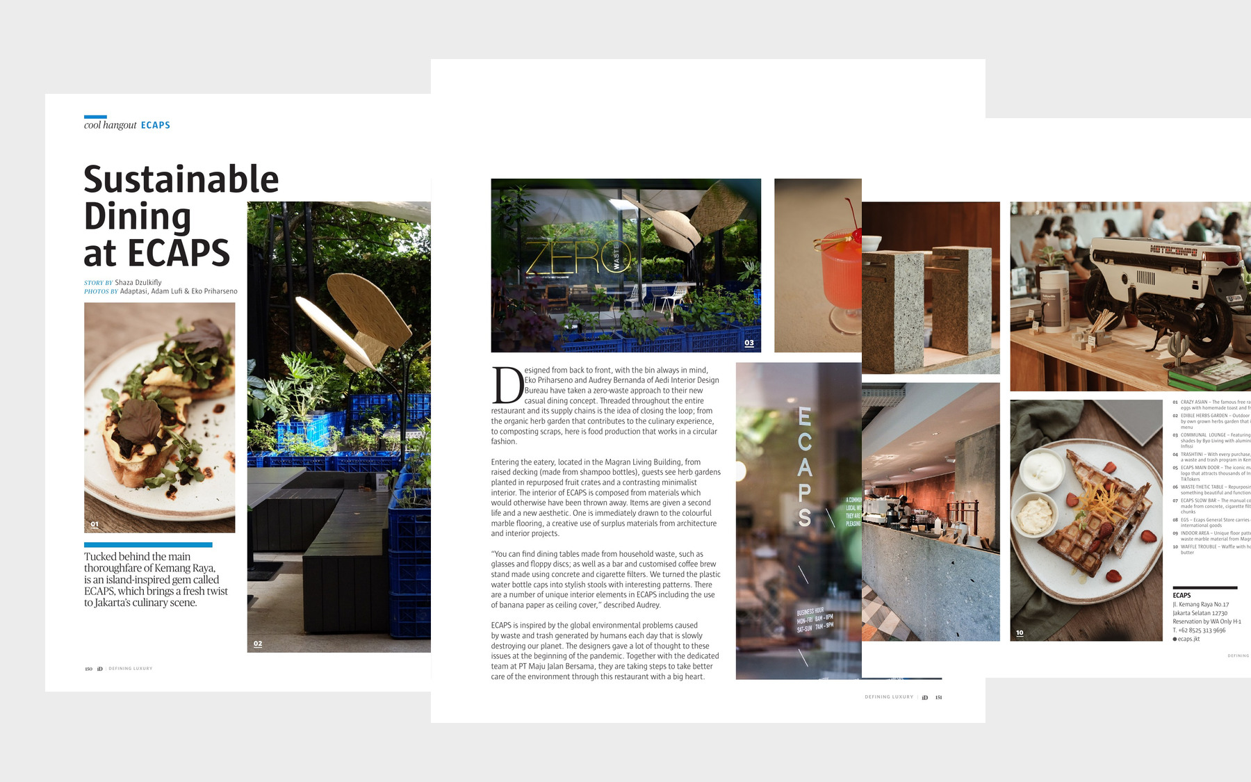 Selected pages from Sustainable Dining at ECAPS